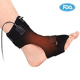 ❤ DIA Y NOCHE FASCITIS PLANTAR ALIVIO DEL DOLOR: Nuestra férula de caída del pie está diseñada para aliviar el dolor de fascitis plantar, mantener el pie estirado y proporcionar un soporte ortopédico de corrección gradual para la caída del pie Se puede usar cuando estás descalzo o durante la noche Cuando lo use para dormir por la noche, coloque una almohada suave debajo del pie que lleva la férula para que pueda dormir más cómodo.