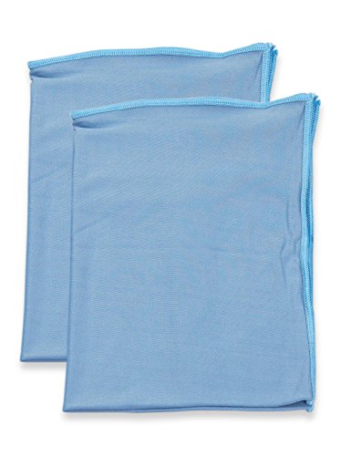 Respeto microfibra Cristal Gamuza (aprox. 40 x 60 cm) gläserpo lier Toalla Gamuza para ventanas (Ultra Sonnenschein – brillante y satinado para superficies Azul Top calidad Anunciado en TV Original – Mercancía: Juego de 2: – 