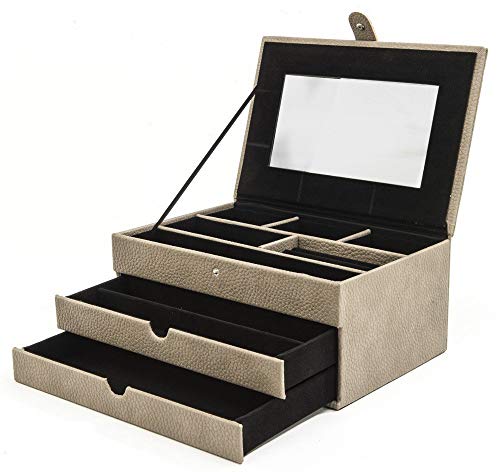 Preisvergleich Produktbild Pteng Edler stilvoller Schmuckkoffer Schmuckkasten NEU Schmuckschatulle