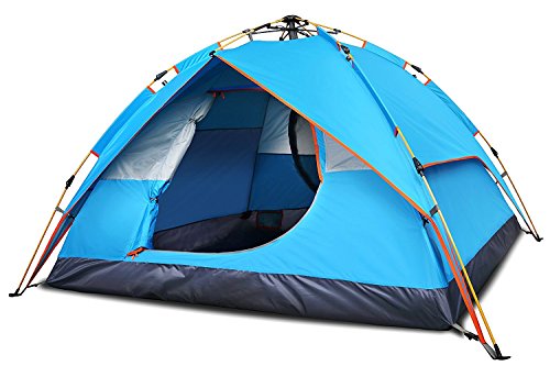 Preisvergleich Produktbild Toogh Trekkingzelt Zelt Minipack / Wasserdicht pop - up ZelteAutomatische Tunnelzelt Familienzelt Campingzelt für 3-4 Personen