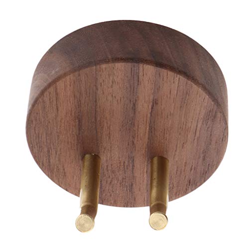 Preisvergleich Produktbild CUTICATE Wandhalterung Halterung aus Holz, Rasiererhalter Mehrzweckhaken Haken, Isolation & Haltbar - Dunkelbraun