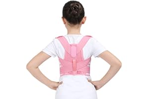 YZJL Spallacci Regolabili Bambini Correttore Di Posizione Posteriore Della Cinghia Di Sostegno Dei Bambini Ortopedico Corsetto For Kids Colonna Vertebrale Lombare (Color : Pink, Size : M)