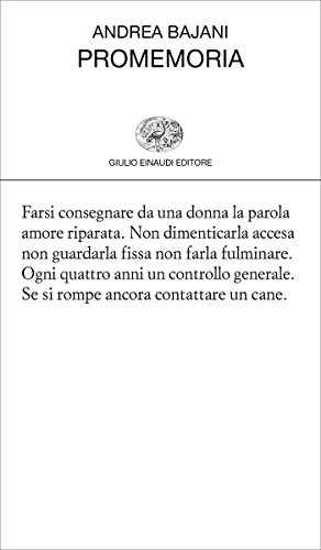 Promemoria libro