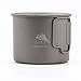 Produktbild TOAKS Titan 550ML KochTopf mit Deckel ultraleicht Sport-Design Topf, gesund und ECO umweltfreundliche, tragbare Picknick-Küchengerät für Outdoor Camping & Familie Auto-Reisen, 100g, POT-550