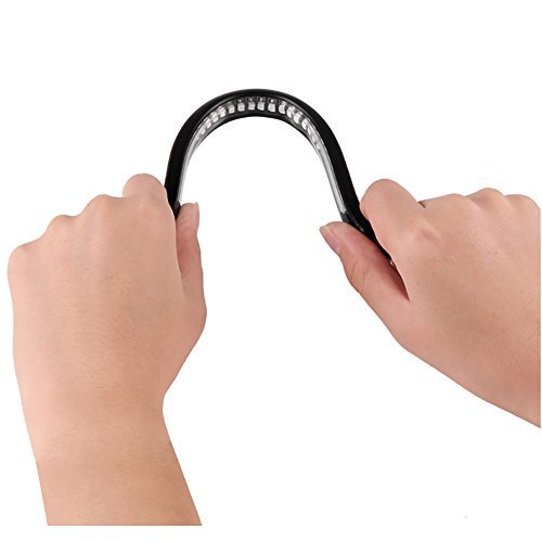 Universal-Motorrad-Endstück-Bremsen-Stop Signal Kennzeichenbeleuchtung Drehen,Evary 8 „Flexible Bendable 3258 LED-Licht-Streifen wasserdicht für Motorräder Autos SUV ATV Elektroautos - 5