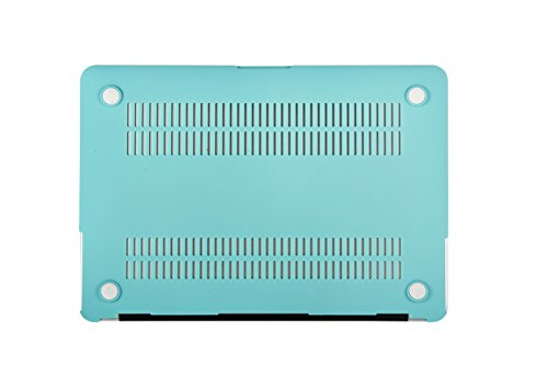 Macbook Air 11 Hülle,TECOOL [Ultra Slim Serie] Plastik Hartschale Schutzhülle Snap Case und Silicon Tastatur Abdeckung für Apple MacBook Air 11.6 Zoll – Türkis - 7