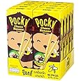 Indosnack GLICO POCKY BISCUIT STICK COATED WITH CHOCOLATE BANANA FLAVOUR 25G X 10