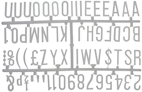 1 1/4" Letter Set - (390 characters) White