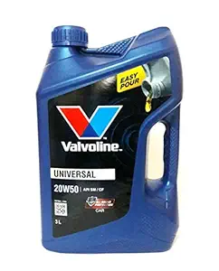 Valvoline Universal 20W50 Engine Oil for Petrol Cars - 3 litres