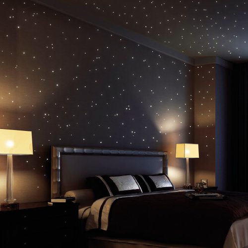 Wall Decal Loft 350 Glow in the Dark Dots of Lights Star Sky Consists of 150 Bright Stars + 200 Dots Self Adhesive Wall Sticker Ideal for Childrens Rooms and Bedrooms