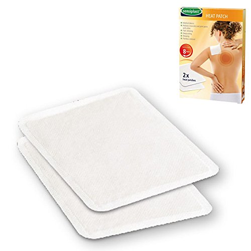 Sensiplast Wärme Patch – Pack von 2 – sorgt für mindestens 8 Stunden Wärme zu lindern muskuläre und gemeinsame Beschwerden. Tief Handeln, entspannend und schmerzlos.