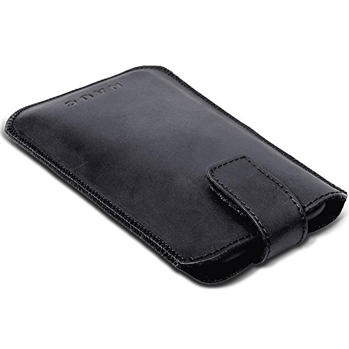 NAmobile Universal Smartphone Cover 4.0 - 6.4 Zoll Schutz Tasche HÃ¼lle Case SchutzhÃ¼lle Schutztasche HandyhÃ¼lle Etui Leder schwarz , GrÃ¶ÃŸe:FÃ¼r 6.0 - 6.4 Zoll