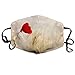 Produktbild Fashion Outdoor Reusable Mouth Mask, Face Masks with Design, Mouth Mask Bloom Flower Field Anti-dust Polyester Face Mask Unisex