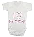 I Love my mummy baby vest bodysuit babygrow