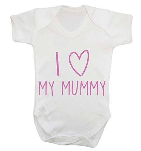 I Love my mummy baby vest bodysuit babygrow