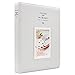 Produktbild Ablus Store 128 Taschen Mini Foto Album für Fujifilm Instax Mini 7s 8 8+ 9 25 26 50s 70 90 Sofortige Kamera & Namenskarte (Smokey Weiß)