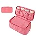 Produktbild Wasserdichte Bh Unterwäsche Aufbewahrungstasche Dessous Pouch Toiletry Organizer Rosa für Frauen Damen Reise Geschäftsreise von TheBigThumb
