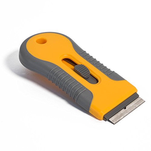 Preisvergleich Produktbild Brevision Premium Ceranfeldschaber mit 6 Klingen / hochwertiger Glasschaber / Schaber / Kochfeldschaber mit deutschsprachigem Kundenservice