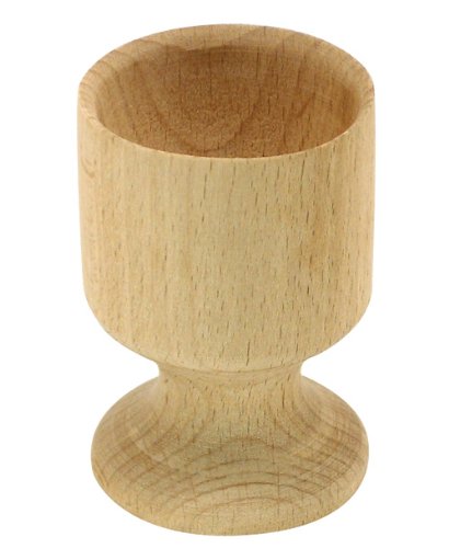 Preisvergleich Produktbild Fackelmann Eierbecher aus Buche Holz Abmessung (7x4,5 cm)