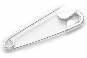 MALDON JEWELLERY Safety Pin Small sterling silver .925 x 1 Opening Safetypin Pins