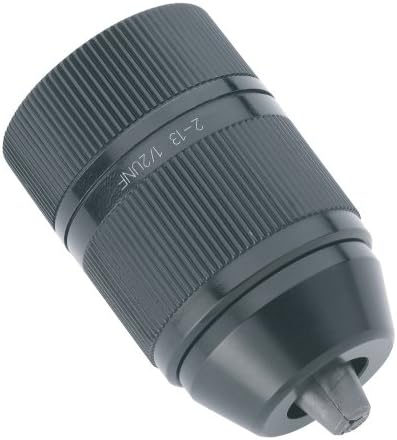 Llambrich - CPM-10 R 3/8 CPM Keyless Drill Chuck with Locking Mechanism and Metal Sleeve, 3/8" x 24 UNF Mount, 1-37/64" Chuck Diameter, 1/32"-3/8" Capacity