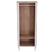 3 Piece Bedroom Set 4+2 Chest of Drawers Bedside Table & Wardrobe White & Sanoma Oak