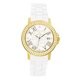 Stella Maris Damen-Armbanduhr Analog Quarz Premium Keramik Diamanten - STM15P5