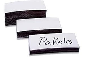 magnetoplan etykiety magnetyczne, białe, 50 x 100 x 0,6 mm