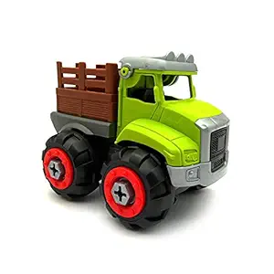 TUMTUM DIY Toy Vehicles Set for Kids - Assembly Toy Farm Truck,Construction Set,Building Vehicle Play Set with Screwdriver,Toy for Children,Toy for 3 Year Old Boys,Kids,Girls,Farm Truck.