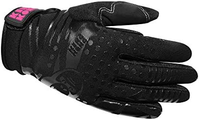 King Kong BMX Pattern gloves small black