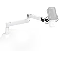 Elgato Wave Mic Arm LP White - Perche de micro haut de gamme compacte, pince pour bureau, fixation polyvalente, entièrement réglable, idéale pour podcasts, streaming, jeux, télétravail