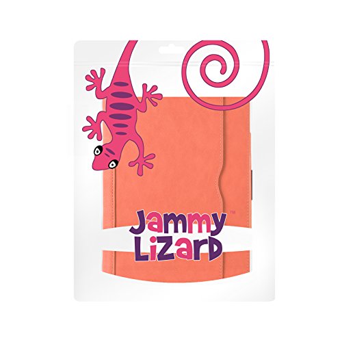 iPad Air, Air 2 & iPad 9.7″ 2017 Hülle – JAMMYLIZARD Ledertasche Smart Cover mit Standfuktion für iPad Air (5. & 6. Generation) & iPad 9.7″ 2017, ORANGE & HONIG, [MIT STIFT-HALTER] - 8