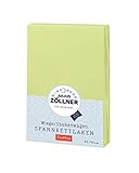 Julius Zöllner 8310013100 - Spannbetttuch Frottee für die Wiege, Größe: 90 x 40 cm, Farbe: weiß