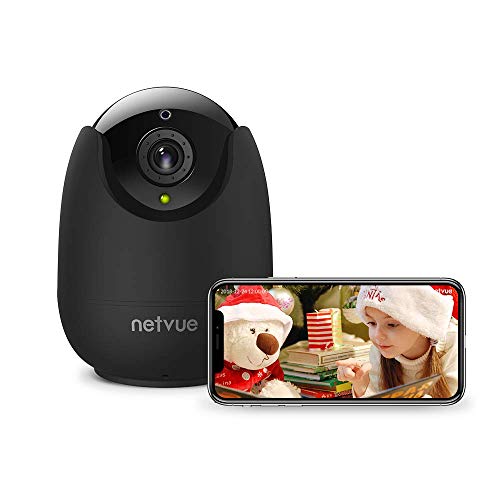 WLAN IP-Kamera, NETVUE Drahtlose Haussicherheitskamera 360-Grad-Sicherheit Überwachungskamera mit Bewegungserkennungsalarm, Nachtsicht, Zwei-Wege-Audio Babyphone WLAN IP-Kamera, NETVUE Drahtlose Haussicherheitskamera 360-Grad-Sicherheit Überwachungskamera mit Bewegungserkennungsalarm, Nachtsicht, Zwei-Wege-Audio Babyphone