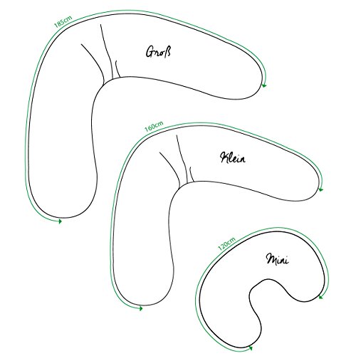 Stillkissen und Lagerungskissen Original Sharlene® schadstoffgeprüfte EPS Mikroperlen, die Stoffe sind nach GOTS BIO oder Ökotex zertifiziert in verschiedenen Farben und Größen Handmade in Germany - 5