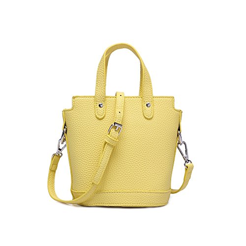GUFAN - Bolsa Mujer, color amarillo, talla Small