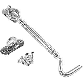 Sturmhaken,Kabinenhaken Edelstahl Helter Locking Türschloss für Türen