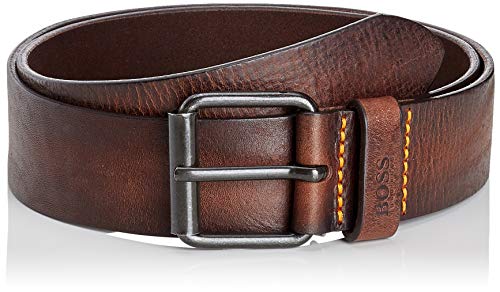 BOSS Men's's Jesse_sz40 Belt, (Dark Brown 202), 44 (Size: 100)