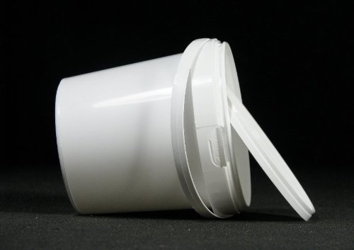 Neu Kunststoffeimer (PP)mit Henkel weiß und Deckel 10 Liter lebensmittelrechtlich zugelassen NEUWARE Deckel mit Originalitätsverschluß Profiware von MD - 3