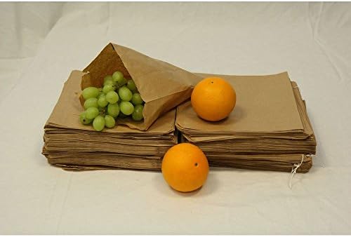 Brown Kraft Paper Bags 12" x 12.5" Pack of 100