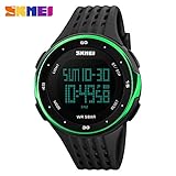Easy Go Shopping Männer Multi-Funktions-Wasserdichte Sport-elektronische Uhr männlich LED Student Watch Outdoor-Uhr Wandern (Color : 5)