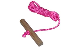 JOHANN HASLBERGER Looping-Lu Sledge rope with wooden handle made of beech wood, 1 pull rope