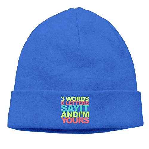 Preisvergleich Produktbild Nazhihat Momen Sayit Andi Yours Funny Skiing Royalblue Beanies Cap Hat