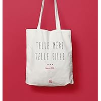Sac tote bag personnalisé "Telle mère Telle fille"
