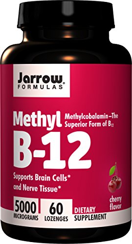 Methyl B-12 5000mcg (Methylcobalamin) 60 pastilles JR (veg