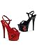Produktbild Pleaser SKY-309HQ Blk-Red Pat/Blk-Red Glitter UK 8 (EU 41)