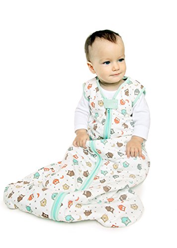 Schlummersack Baby Sommerschlafsack 0.5 Tog – Simply Eule – erhältlich in verschiedenen Grössen: von Geburt bis 6 Jahre - 2