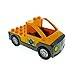 Produktbild Bausteine gebraucht 1 x Lego Duplo Auto orange neu-dunkel grau Transporter Werkstatt Wagen Werkzeug Pickup 4964 47438c01pb02