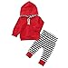 Produktbild Beikoard_Babykleidung 2PCS Kleinkind Kinder Baby Langarm mit Kapuze Strampler Blumendruck Hosen Set Outfit