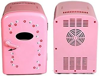 A FreezerHL Pink Chillers Dual-Use 4L Small Refrigerator, Pink,pink